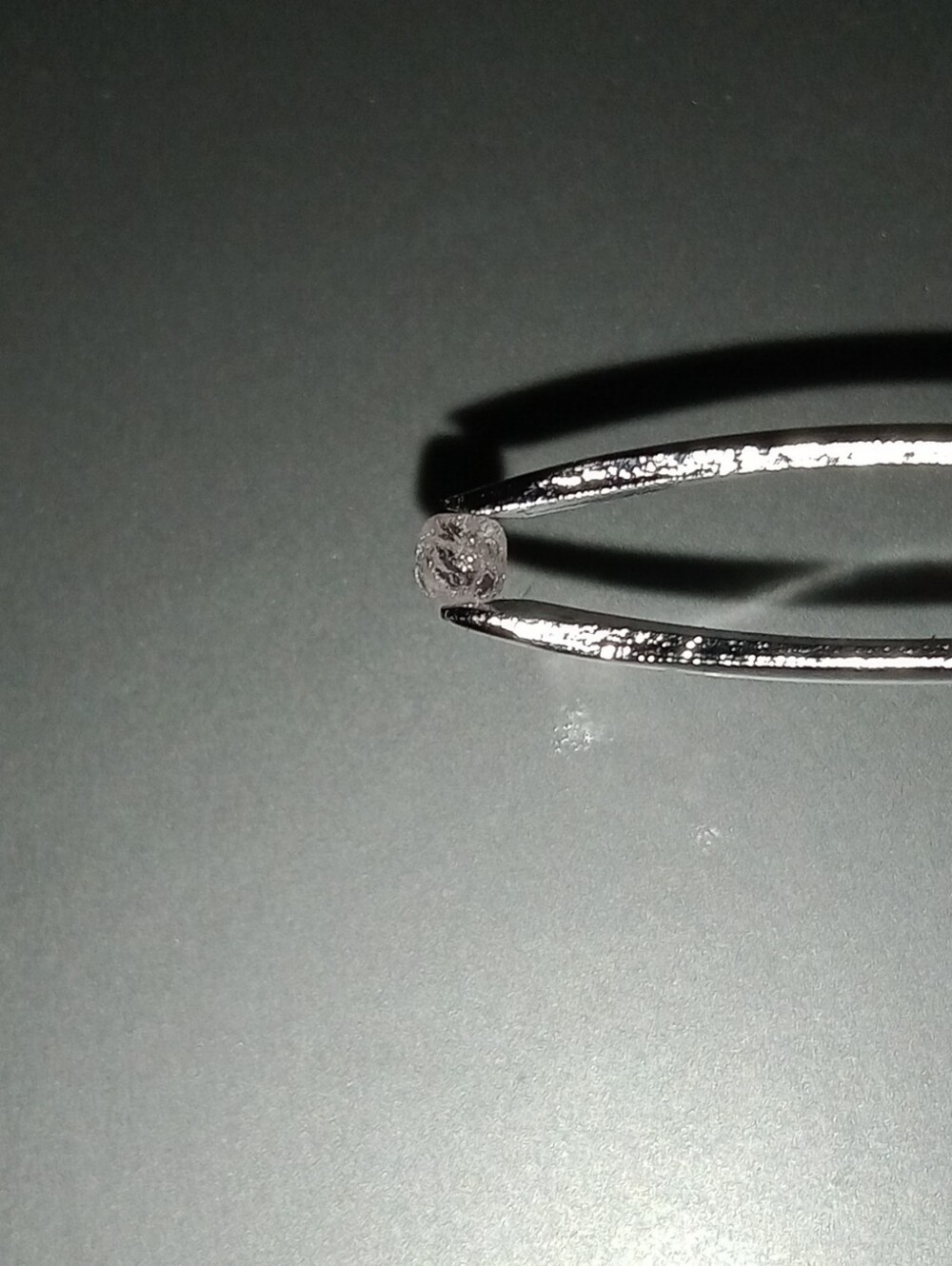 SALE!!! WAS $700  GIL Certified Natural Cushion .10ct Fancy Pink Diamond